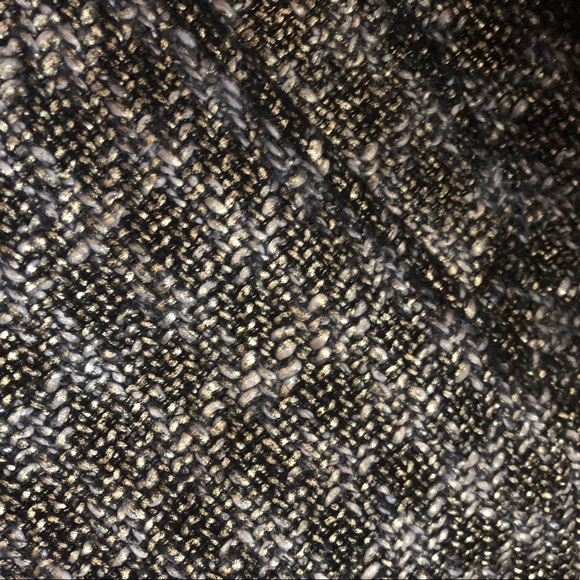 Tweed gold and brown Caplet jacket - Picture 4 of 5